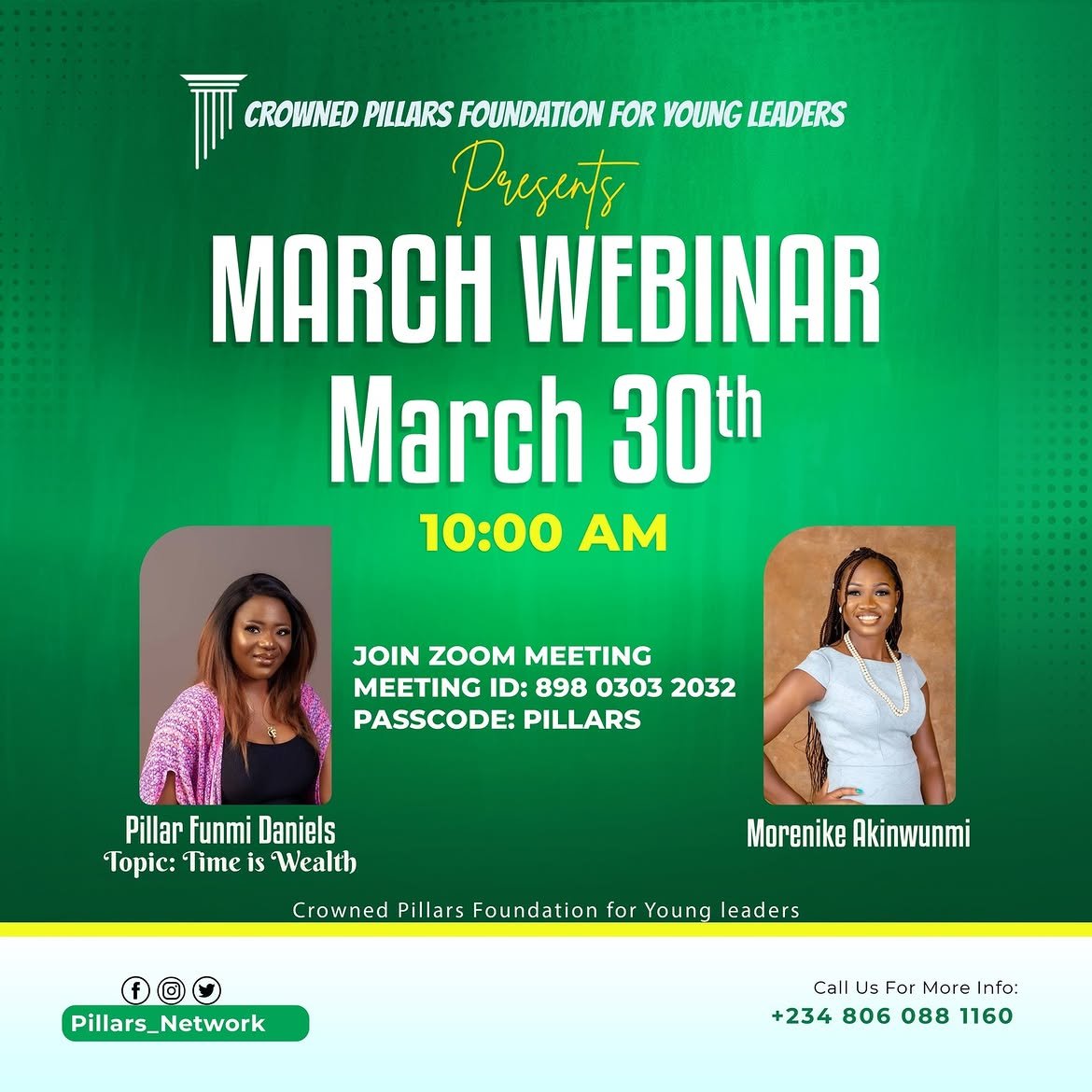Secure Your Crown personal development event